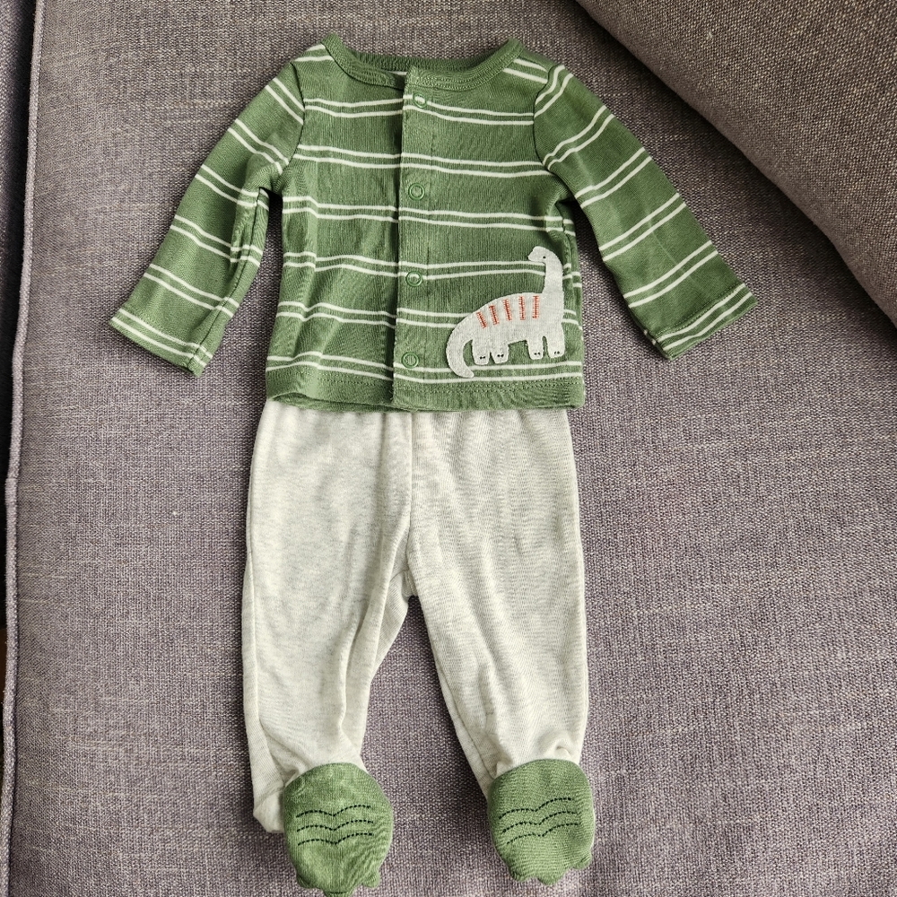 Carter's Dinosaur long sleeve shirt and pants